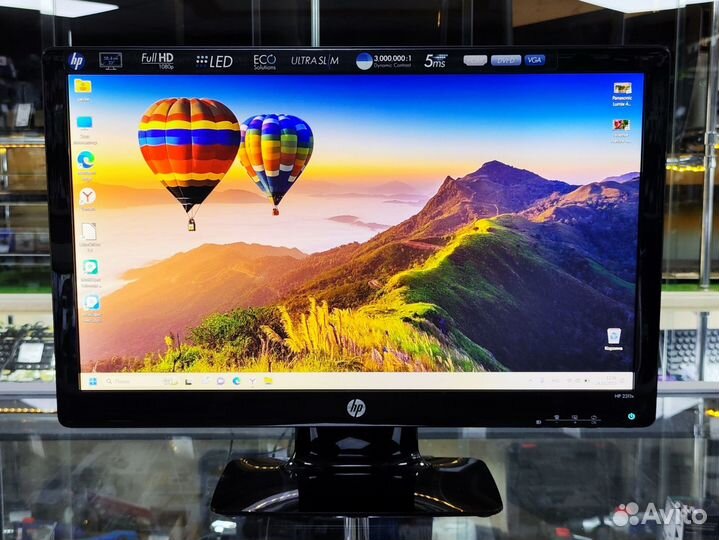 Монитор 23 HP 2311, 1920x1080, VGA, DVI, hdmi