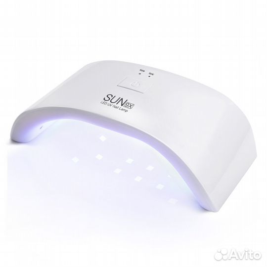 Лампа Sun 9X LED/UV 18W с дисплеем маленькая