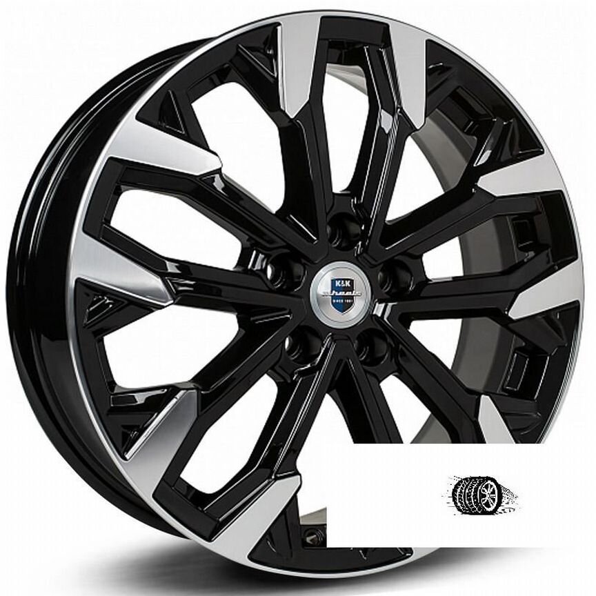 Литые диски K&K 6.5×R17 5×108