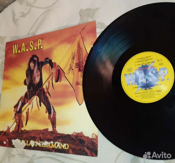 W.A.S.P. The Last Command 1985 Оригинал LP