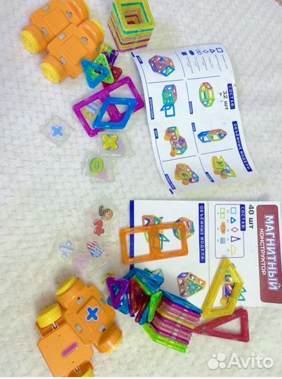 Магнитный конструктор 2 набора