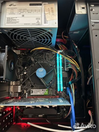 Игровой пк компьютер core i3-8100