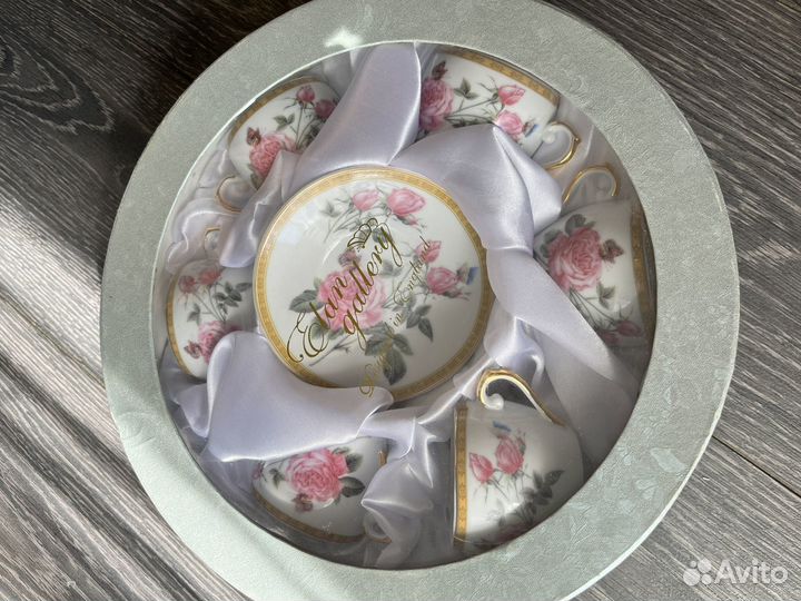 Кофейный сервиз 6 персон китайский фарфор