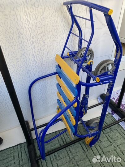 Детские санки с колесами