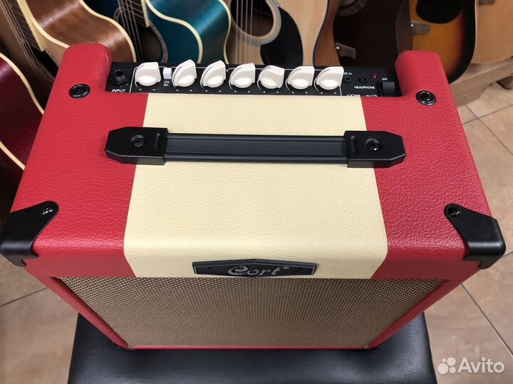 Комбоусилитель Cort CM15R-EU-DR, 15Вт, (красный)
