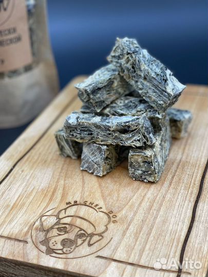 Лакомства из кожи атлантической трески