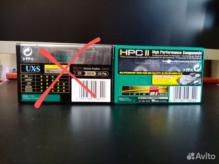 Аудиокассеты новые запечатанные sony