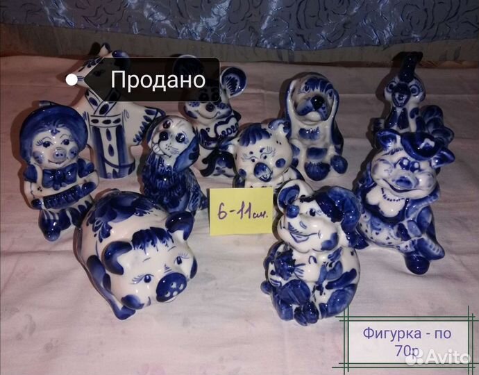 Игрушки гжель