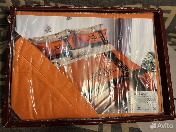 Постельное белье сатин евро