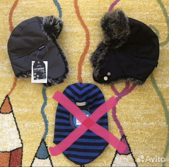 Шапочки на мальчика