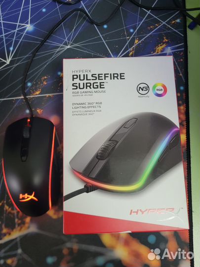 Б/у Игровая мышь HyperX Pulsfire Surge RGB