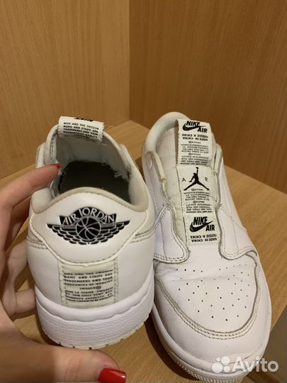 Кроссовки Nike Air Jordan 1 Retro Low Slip White