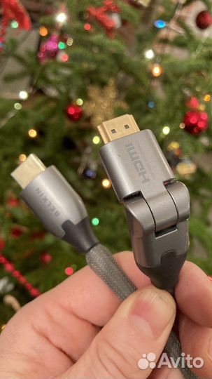 Кабель hdmi 4k поворотный 1 метр