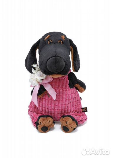 Мягкая игрушка Ваксон с букетом, budi basa, 29см