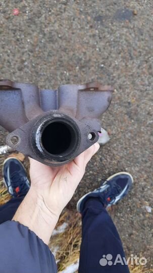 Выпускной коллектор с датчиком