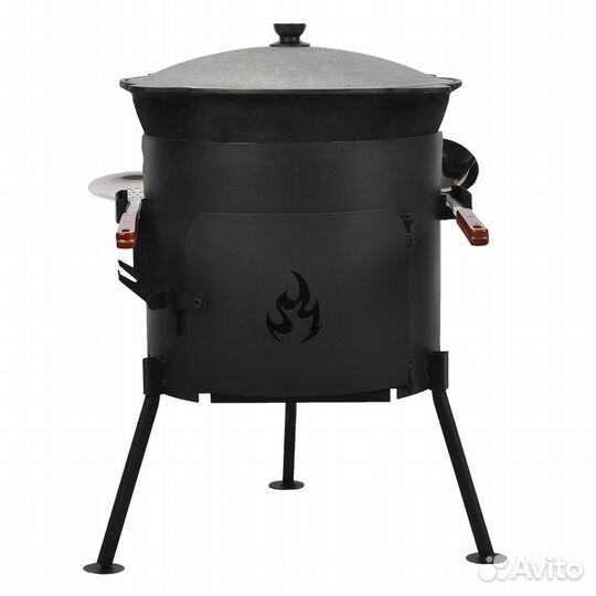 Печь под казан 320 мм. (под казан 8-10 л.) сталь 2