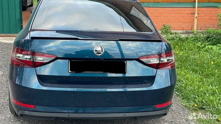 Спойлер на Skoda superb 3
