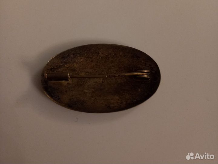 Брошь серебро 875 СССР