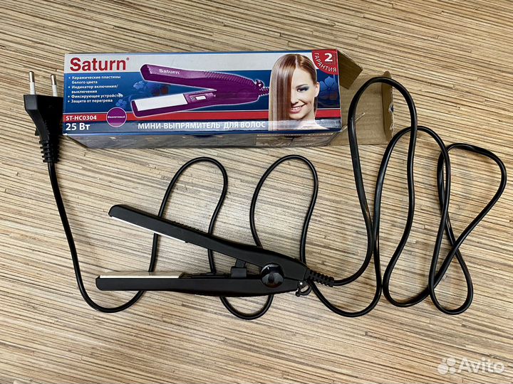 Мини выпрямитель для волос и бигуди