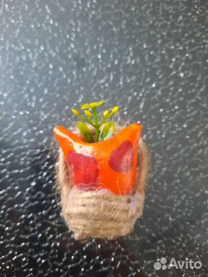 Котик из глины