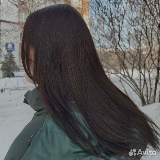 Модель на окрашивание волос