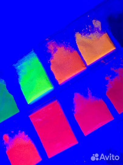 Пигмент для ногтей и макияжа неон флюоресцент