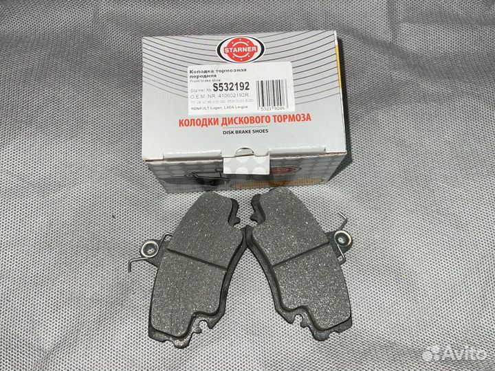 Колодки передние Logan Sandero Largus 8V