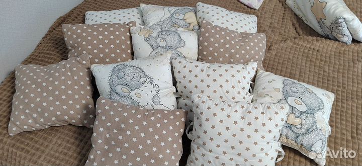 Бортики в детскую кроватку