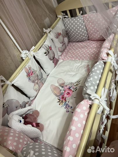 Бортики в кроватку