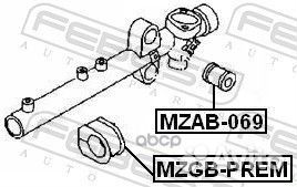 Mzgb-prem febest проставка рулевой рейки mzgb-prem