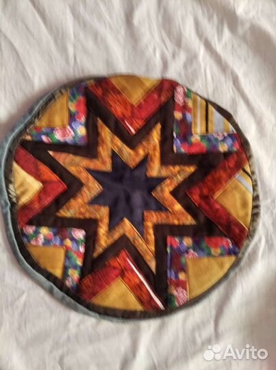 Коврики из цветных лоскутков