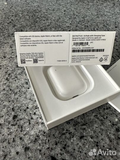 Наушники apple airpods 2