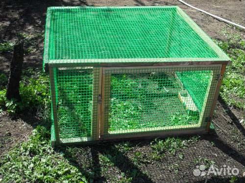 Сетка укрывная, вольерная для домашней птицы 4х5 м