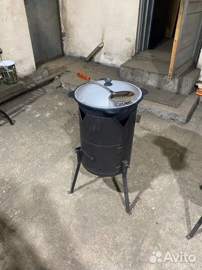 Казан с печью