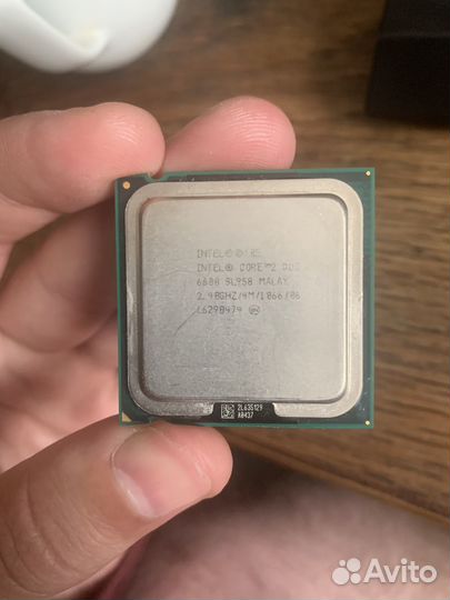 Процессор inter core 2 duo 6600 sl9s8 malay