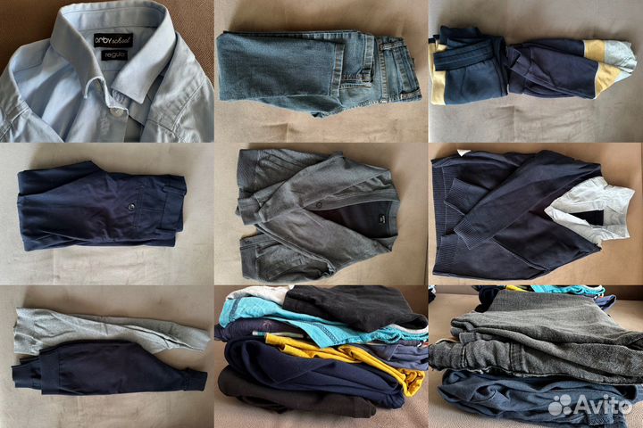 Вещи для мальчика пакетом 7-8 лет в школу
