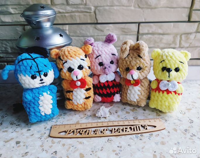 Вязаный Винни Пух и его друзья