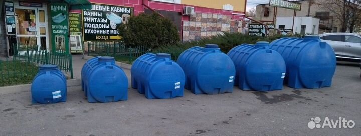 Емкость пластиковая горизонтальная 100 Б-К