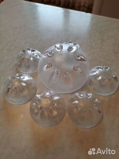 Вазочка и 6 розеток СССР