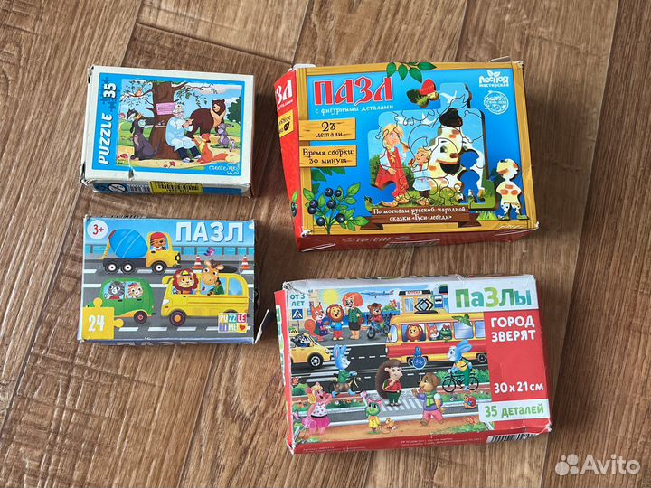 Пазлы и развивающие игры от 2-3х лет