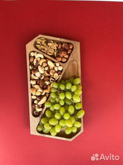 Блюдо из натурального дерева