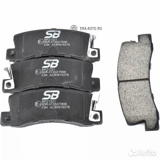 SB nagamochi BP21321 Колодки дисковые toyota harrier 2.4 2000 - 2003 lexus RX 3.0 2000 - 2003 toyota