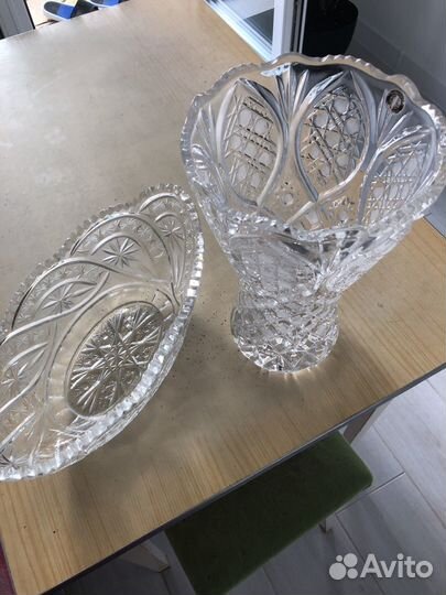 Ваза хрустальная СССР