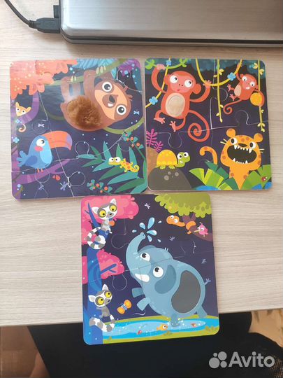 Пазлы тактильные