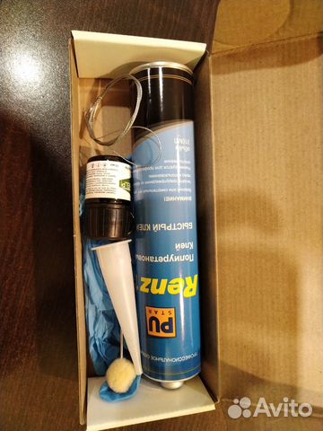 Набор для вклейки стекла, герметик стекольный