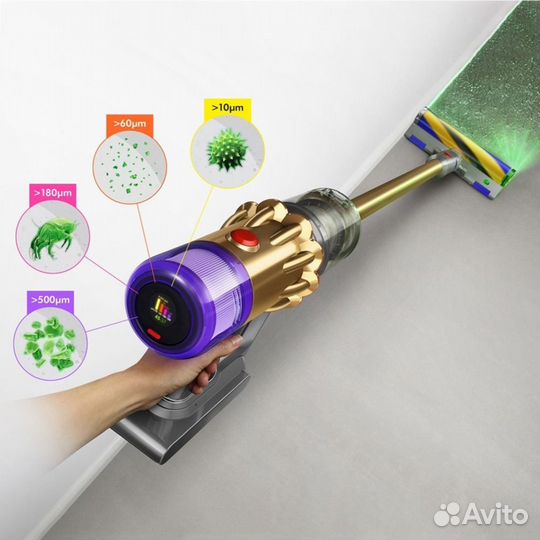 Вертикальный пылесос Dyson V12 Detect Slim Absolut