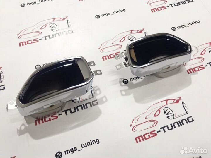 Насадки в стиле 340 хром для BMW 3 series G20