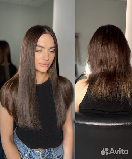 Загущение волос / Наращивание волос Москва