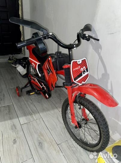 Детский велосипед как байк