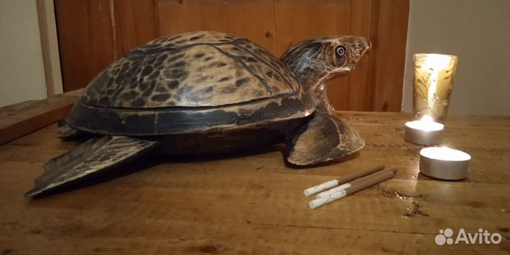 Пепельница из Индонезии, черепаха